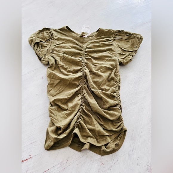 Free People Better Days Tee in Army Size XS NWT $68 - Picture 2 of 9
